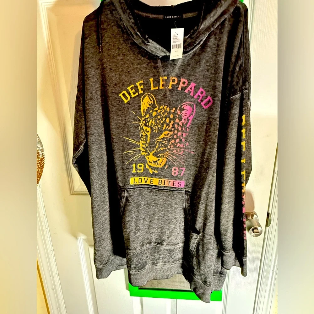 Lane Bryant Def Leppard Hoodie - Picture 1 of 3